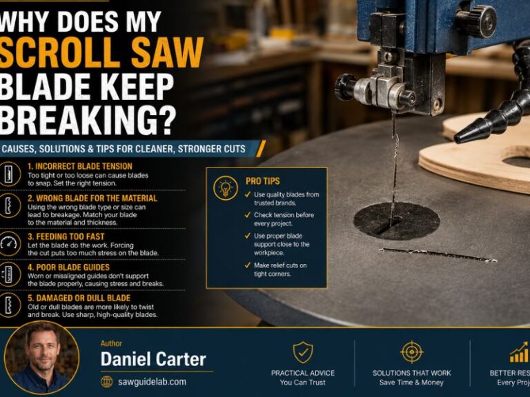 Why Does My Scroll Saw Blade Keep Breaking? 10 Common Causes & Fixes