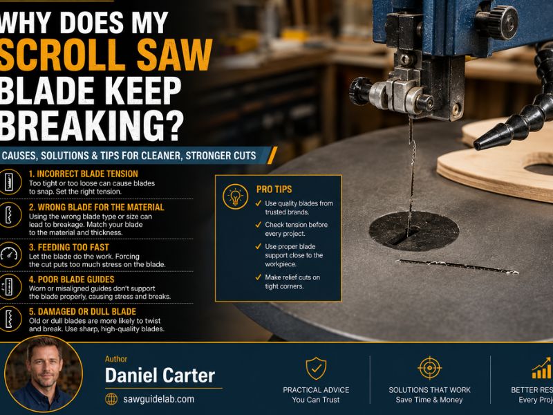 Why Does My Scroll Saw Blade Keep Breaking?