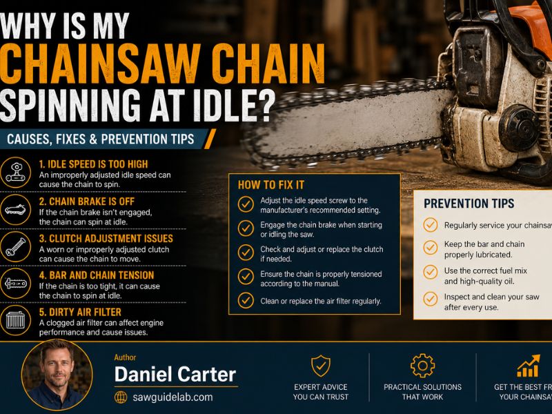 Why Is My Chainsaw Chain Spinning at Idle?