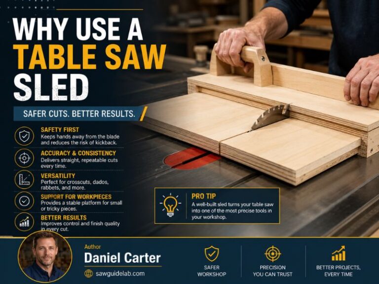 Why Use a Table Saw Sled? Accuracy, Safety, and Cleaner Cuts