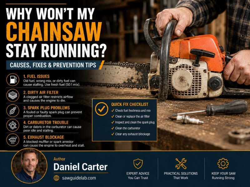 Why Won’t My Chainsaw Stay Running?