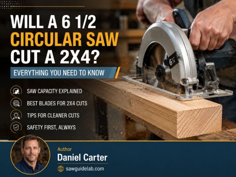 Will a 6 1/2 Circular Saw Cut a 2x4